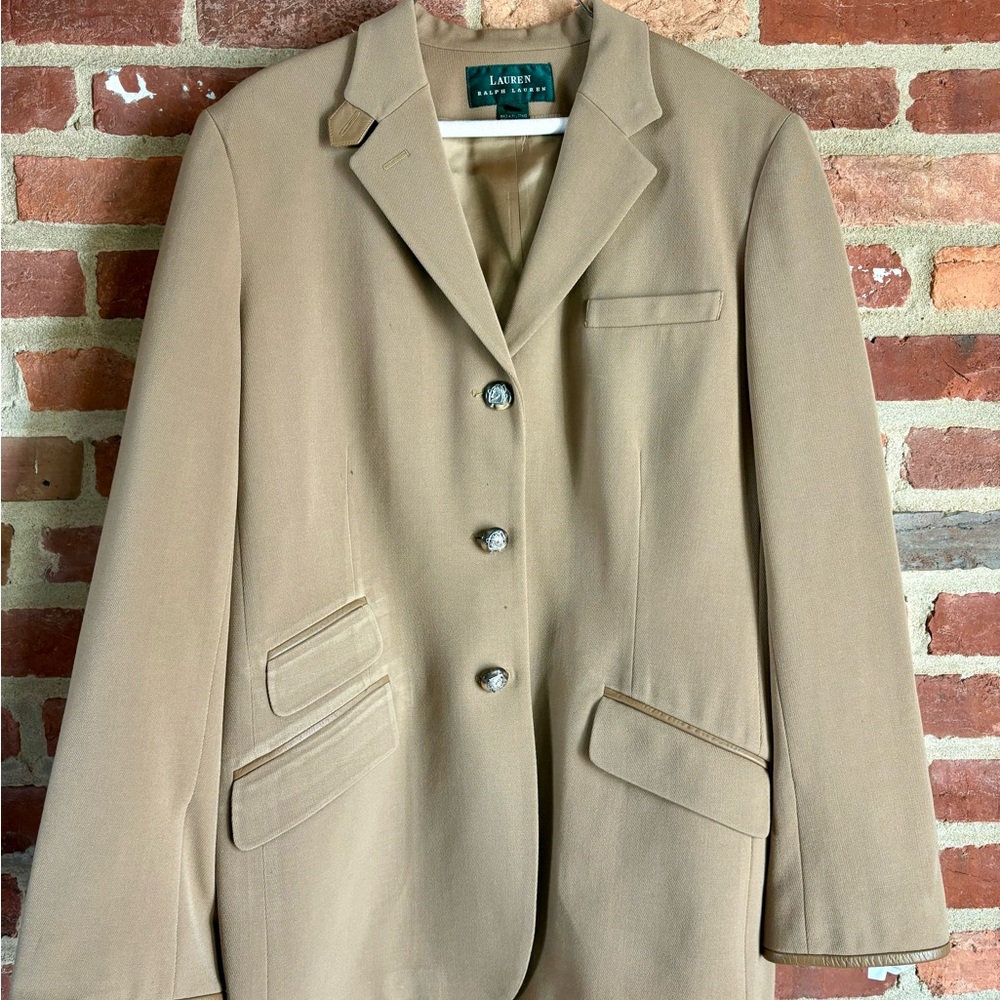 Ralph Lauren Beige Suit Jacket